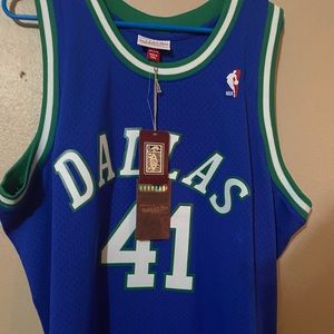 DALLAS MAVERICKS AUTHENTIC THROW BACK - DIRK